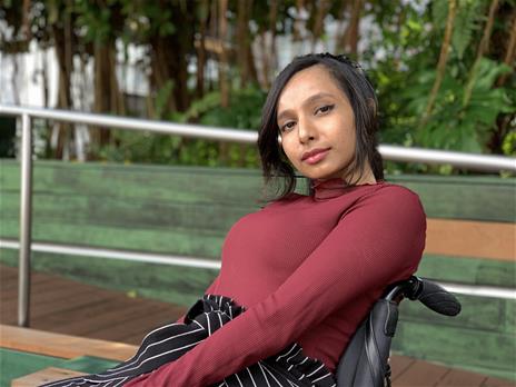 FATHIMA Fatimah Zohra hopes to spread awareness on inclusivity by producing videos about persons with disabilities.