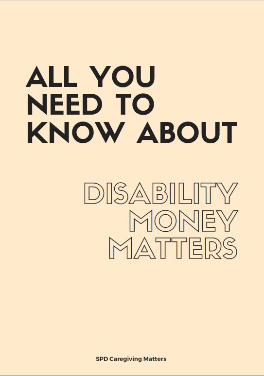 SPD Disability Money Matters Booklet