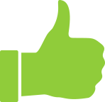 Icon of a thumbs-up