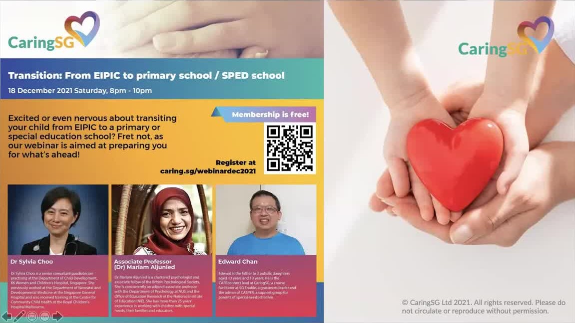 Transition: From EIPIC to Primary/SPED school