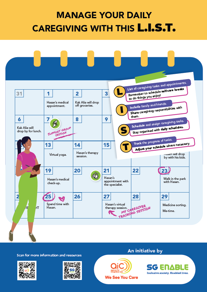 Manage Your Daily Caregiving with this L.I.S.T.